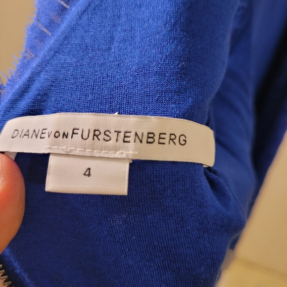 Blue dress, Diane von Furstenberg WORN ONCE - Picture 8 of 9